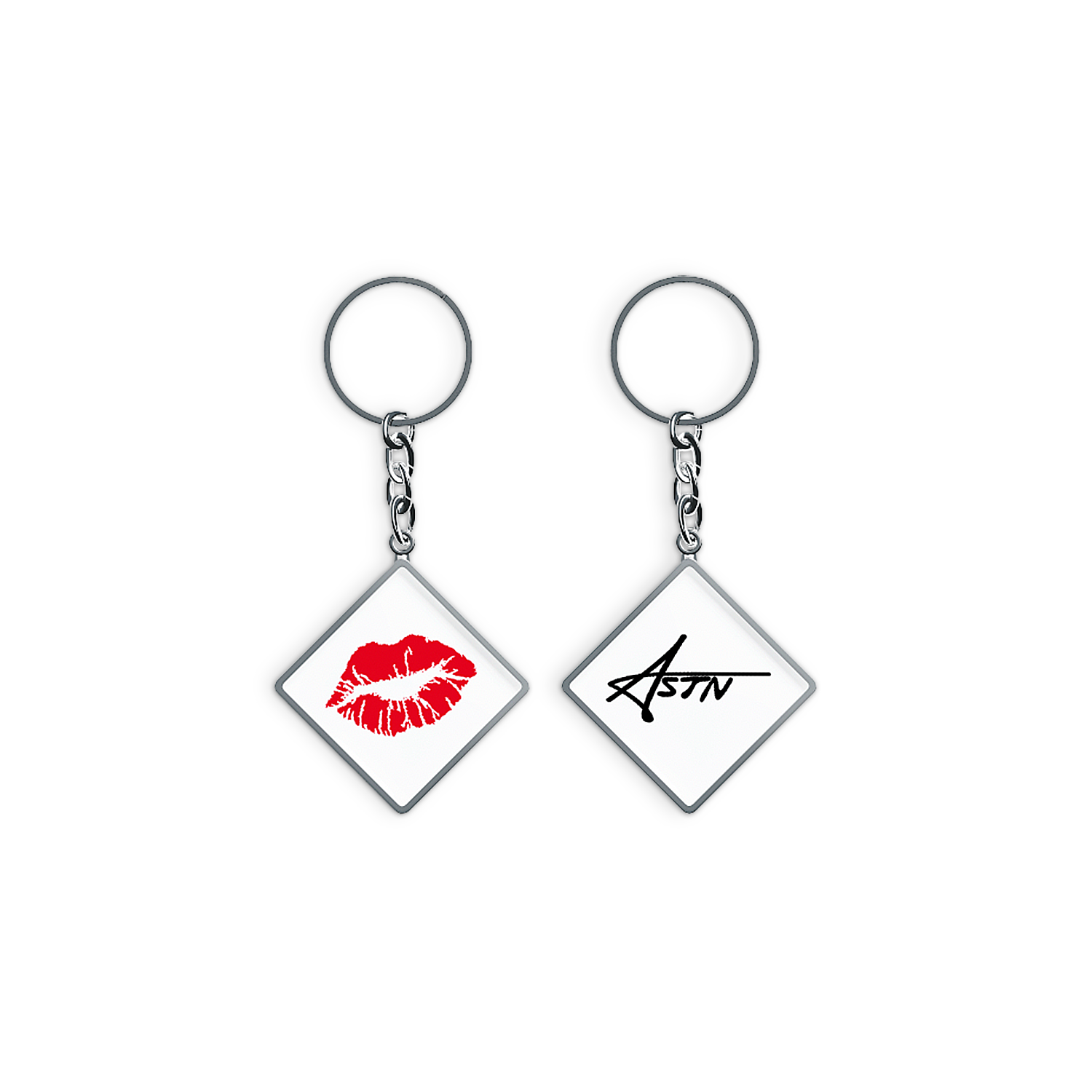 Kissed Keychain