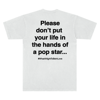 Pop Star Tee - White